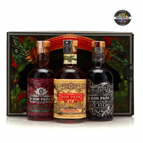 Ром Don Papa collection 3 x 200ml в кутия